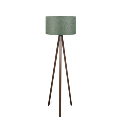 Scandinavian Floor Lamp, 55.1 in Tall | 100% MDF Construction, 14.9 in Diameter Shade, 7.9 in Height Shade | E27 Socket, Max 40W, Stylish & Modern Design for Living Room or Bedroom, PVC Cap Included