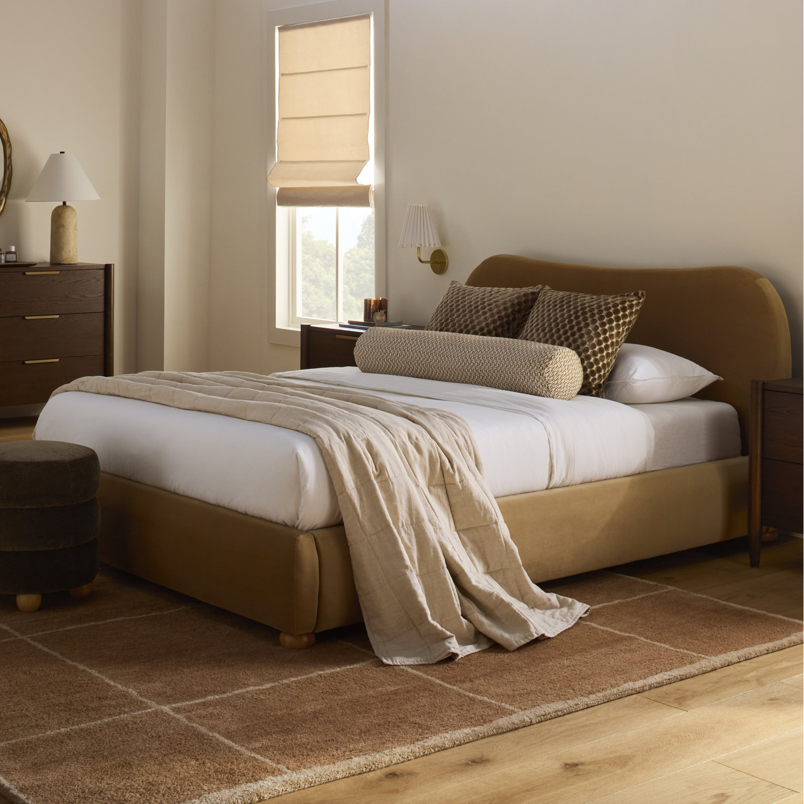 French Linen Quilt Set, Twin Quilt, Putty Heather