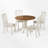 4 - Person Dining Set,Round Table Top,dining table set,dining room set-908962903-908962902