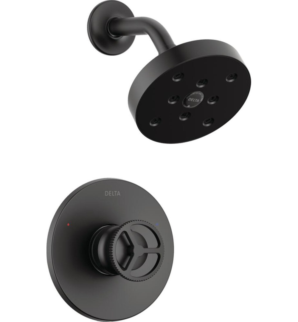 Trinsic 14 Series H2Okinetic Shower Faucet Set with Wheel Handle Delta 