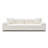 Upholstered 110.28 " Teddy and Boucle Sofa