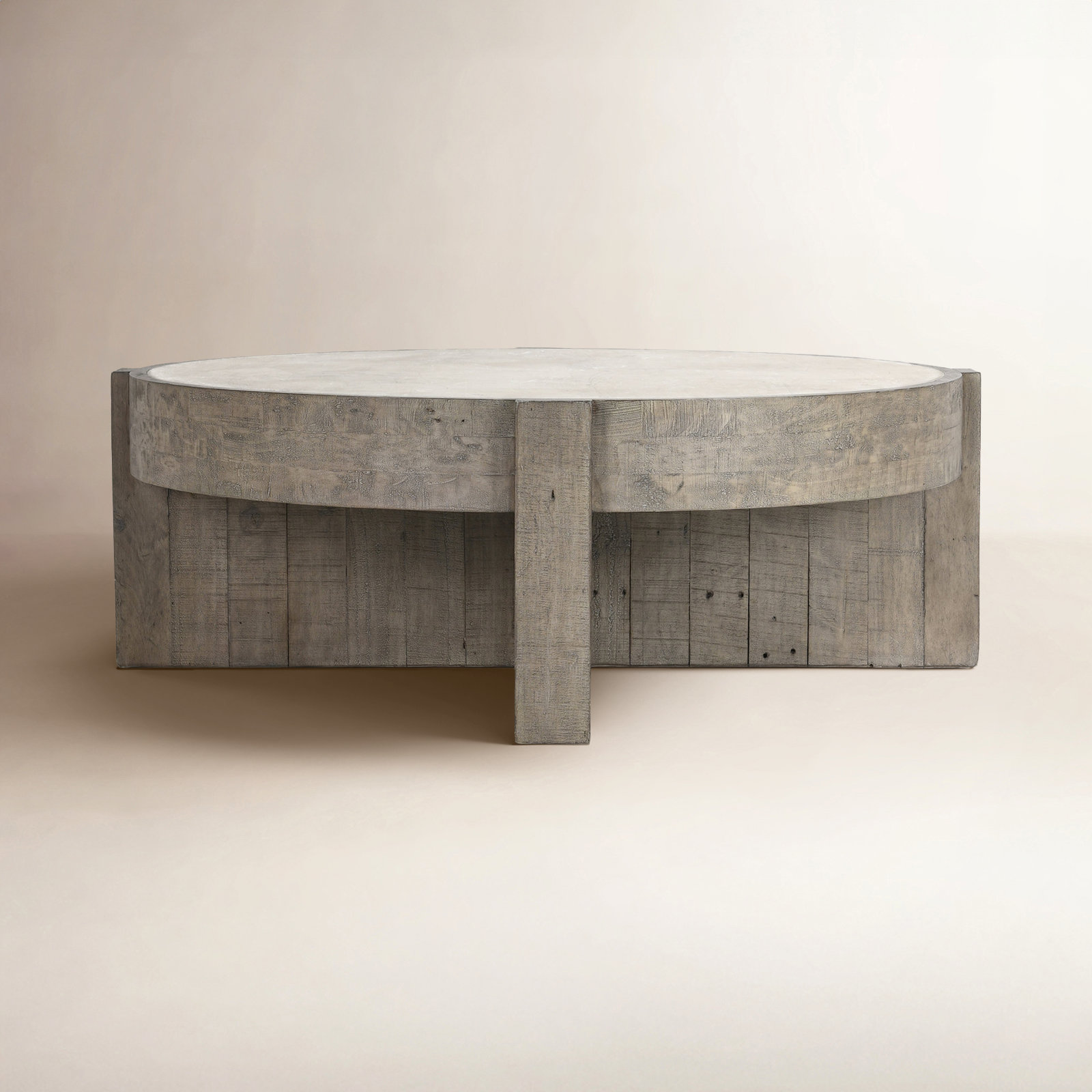 Zakri 52" Pine Coffee Table