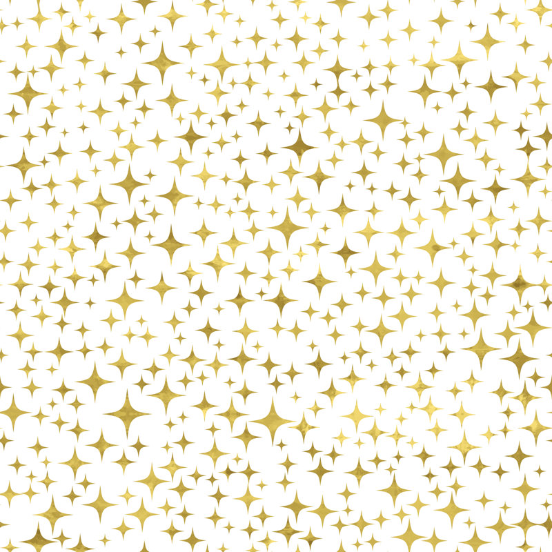 Gold And White - Wrapped Canvas Print, 122cm H x 122cm W x 3.8cm D
