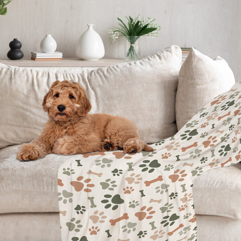 Couverture en molleton pour animaux - Cadeaux et essentiels pour chiots, L 50 po x L 60 po