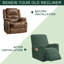 Housse pour fauteuil inclinable à coussins carrés/rectangulaires-971991226