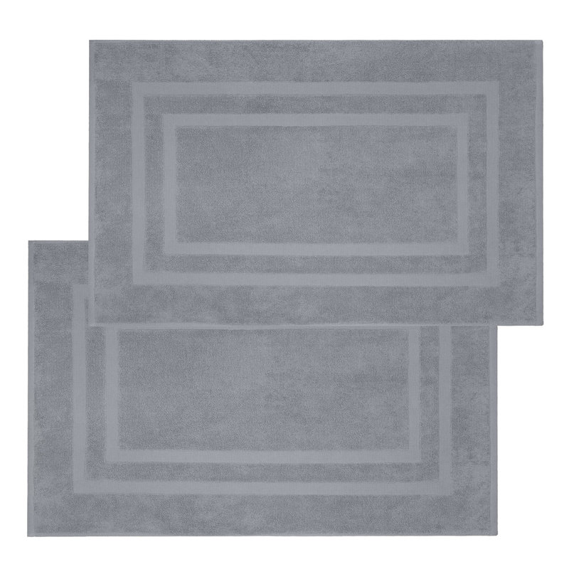 Tapis de bain Joktan, Gris foncé