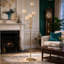 155.97 H cm Polished Tree Floor Lamp