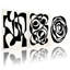 Abstrait abstrait noir et blanc-1658187891