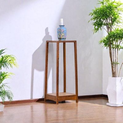 Flower stand solid wood solid simple potted decora by dujinlong home
