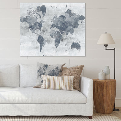 " Golden Grey World Neutral " Watercolor Painting