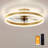 19.7 inch Low Profile Ceiling Fans with Lights and Remote-826018390