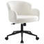 Upholstered Fabric Swivel Armchair