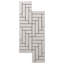 Carreau de mosaïque murale en céramique brillante 7,87 po x 15,74 po Virello (8,6 pieds carrés / feuille)-130042090