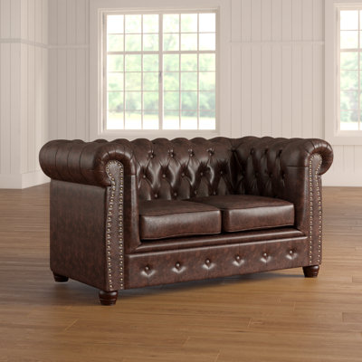 Batch Faux Leather Loveseat