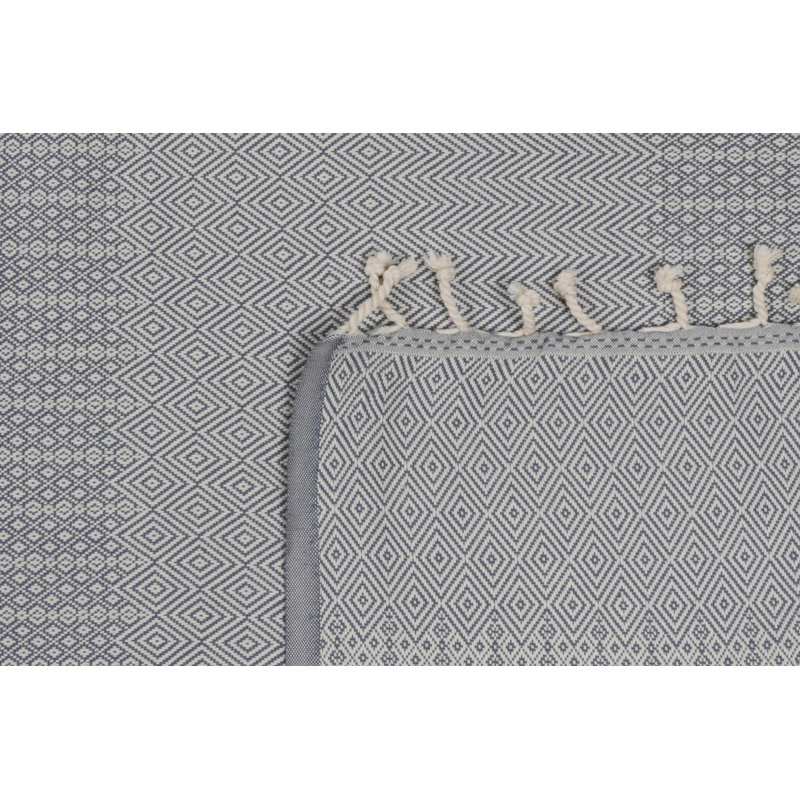 Serviette de plage 100% coton Lawlor, Bleu