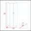 Armoire-armoire H 70,8 po, deux tablettes, tringle, armoire double porte, noir-967369633