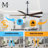 Patricia 60'' Ceiling Fan with LED Lights-257722797-257734837