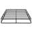 King Size Mattress Foundation, Black Metal Frame, Textured Cover, 12 Slat Support, 700Lbs Weight Capacity, Simple Installation Procedure Method Technique Foundation - In With 8.5" High Profile, Easy-828070579