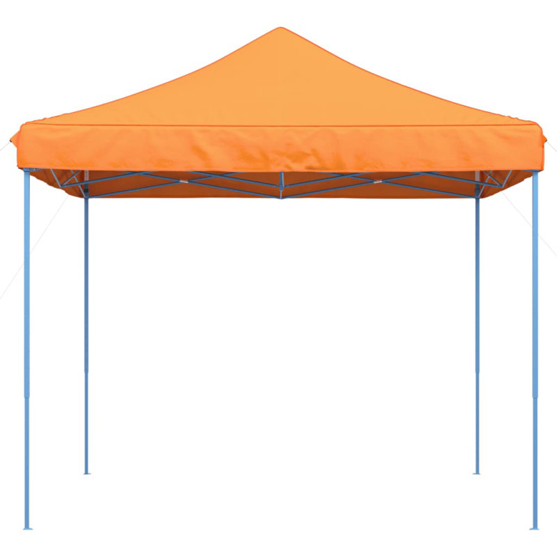 Steel Pop Up Gazebo, Blue, 315cm H x 292cm W x 292cm D, Orange