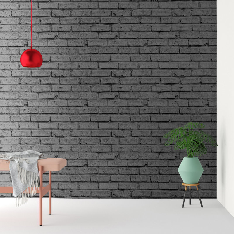 Rouleau de papier peint Delania, Noir