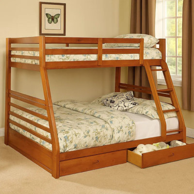 Alphonso Twin over Twin Bunk Bed with Drawers by Harriet Bee by Harriet Bee