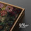 «Classic Blooming Rose Garden Floral», ensemble de 2 œuvres d'art encadrées-556745207-556745204