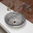 Homein 17.59'' Crystal Circular Bathroom Sink-58522660