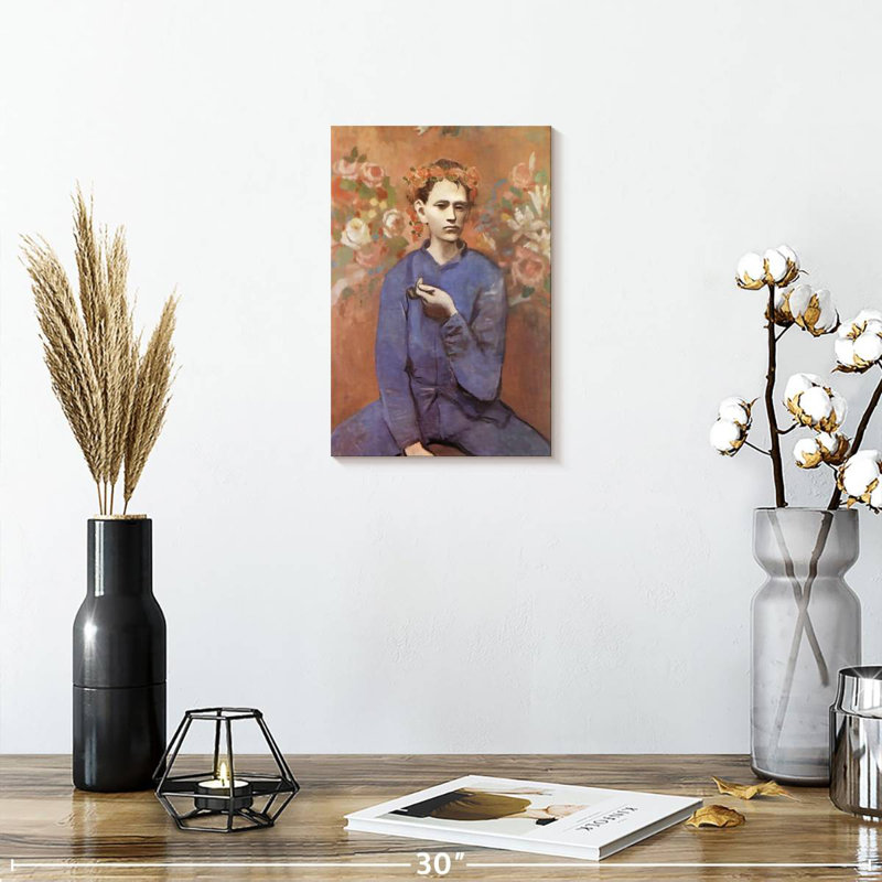 Leisha Boy With A Pipe, 12" H x 8" W