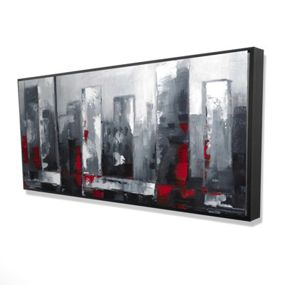Abstract Cityscape Print On Canvas