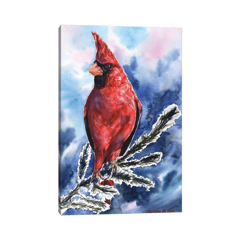 Cardinal by George Dyachenko - Wrapped Canvas Gallery-Wrapped Canvas Giclée, 101.6 cm H x 66.04 cm W