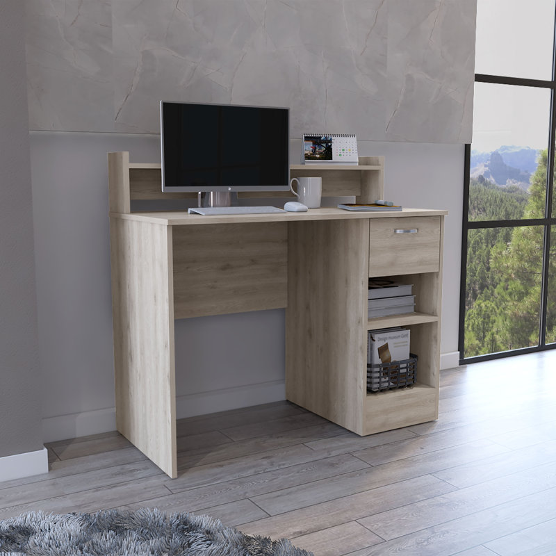 Computer Desk Office Desk Home Office Desk Standing Desk, Grey Wash