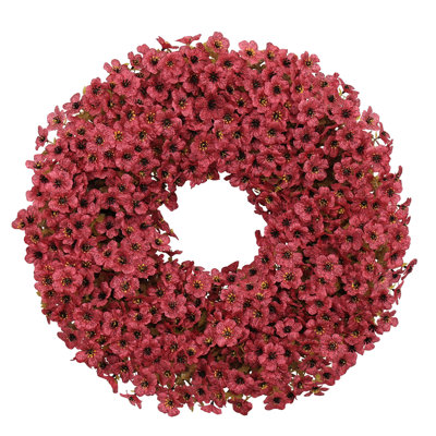 Couronne de porte d'entrée artificielle 20 po, couronne florale en faux buis pour porche intérieur et extérieur, mur de fenêtre, décoration de foyer