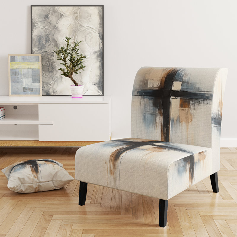 Fauteuil de chambre Abstract I Minimalisme, Slipper Armless