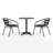 Gearard Square Aluminum Indoor-Outdoor Table Set with 2 Slat Back Chairs-92070850-92070851