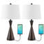 Lampe de table USB en métal Vinona-842239864