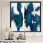 «Blue Glam Texture I», reproduction sur toile encadrée-48346626-48346621
