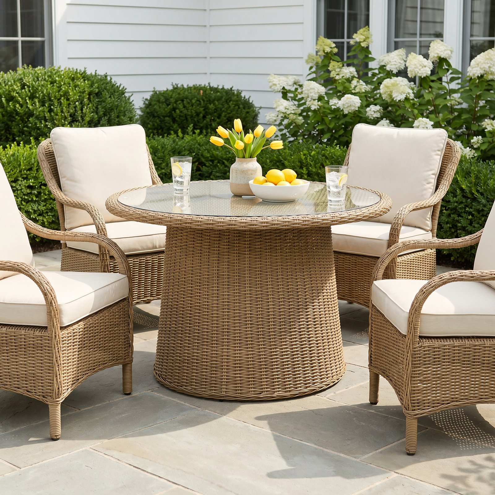 Hudson 44" Patio Dining Table