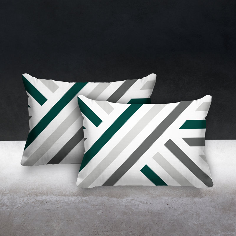  Coussin décoratif intérieur / extérieur sans ajout décoratif, Émeraude
