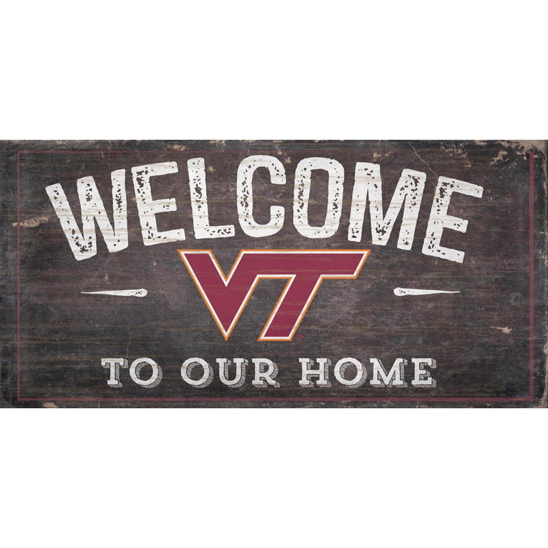 Décoration murale ncaa welcome, Hokies de Virginia Tech