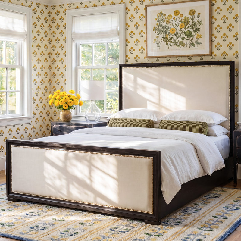 Nina Lydia Queen Upholstered Bed, Queen