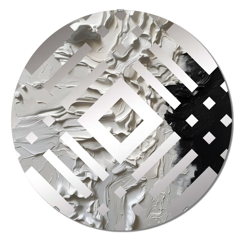 Miroir décoratif diamant, 23,6 po x 23,6 po