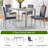 5 Piece Wooden Dining Table Set