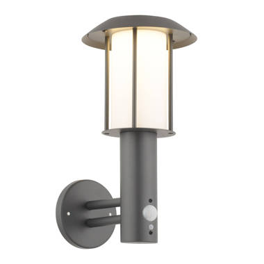 anthracite grey outdoor wall lights with sensor