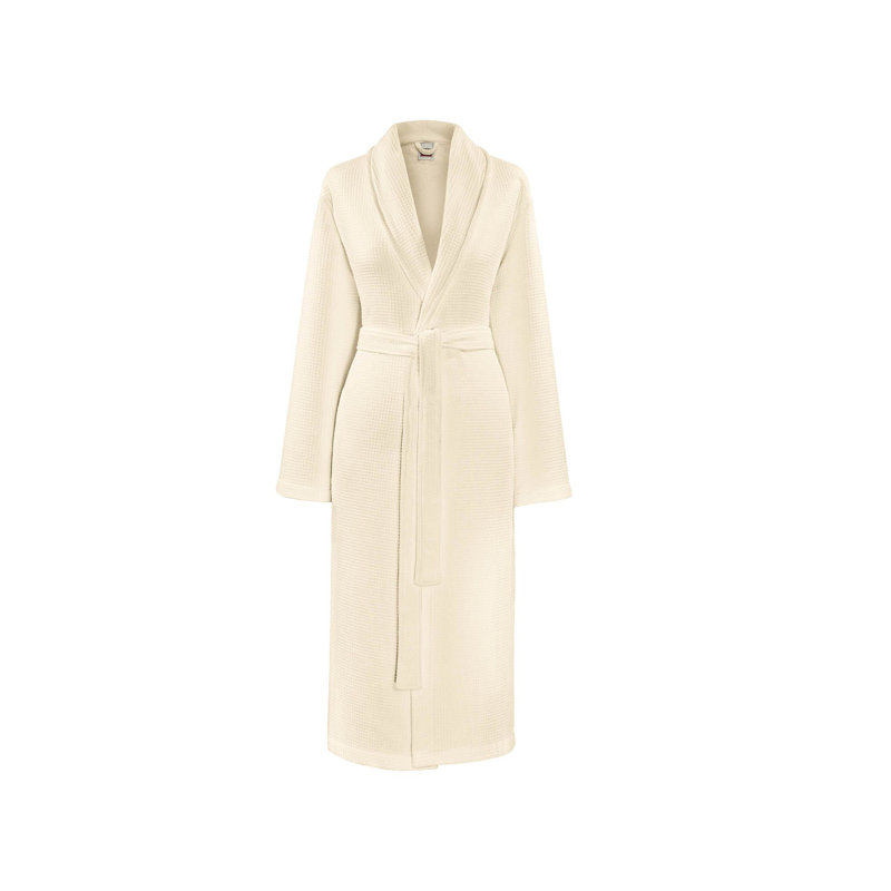 Peignoir long 100% coton Magic, Écru, TTG