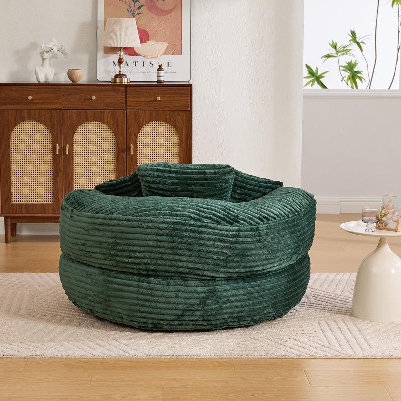 Fauteuil demi-tonneau Lazy, Vert