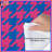 Pink Blue Houndstooth Comforter-133504095