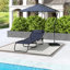 Méridienne pliante Outsunny