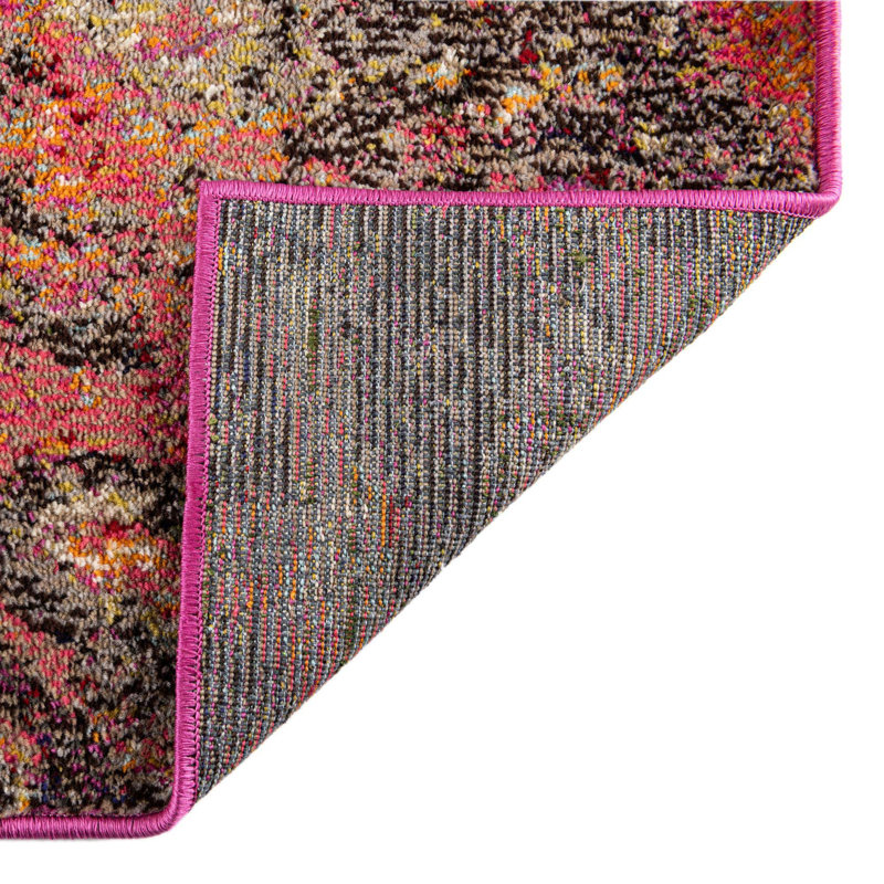 Ansela Washable Abstract Indoor Rug, Runner 2' x 8'