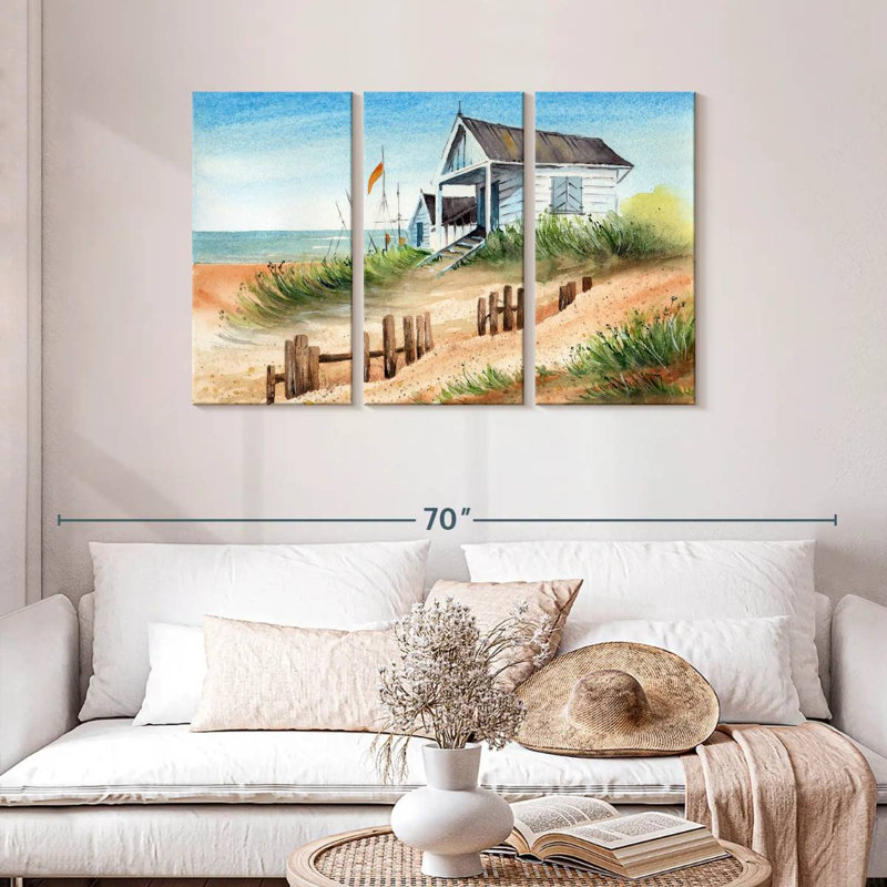 Lilie Beach House, 28" H x 45" W