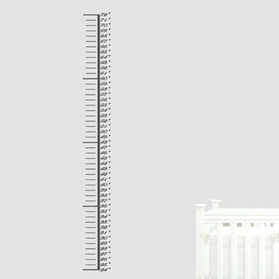 Abstract Non-Wall Damaging Growth Chart Decals